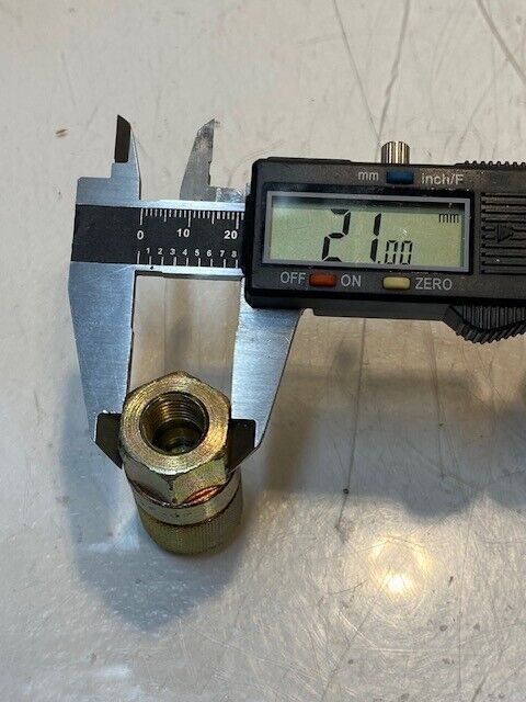 Faster DF04 F-8F OTC SPX Coupling CAS1804-1 50mm L 21mm Hex 24mm OD 11mm ID