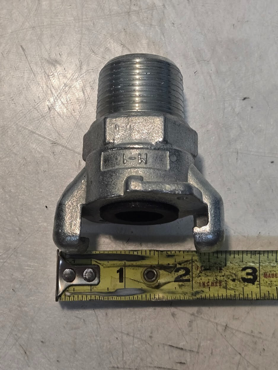 26 Quantity of M-1 2-Lug 1" MNPT Universal Air Hose End Couplings (26 Quantity)
