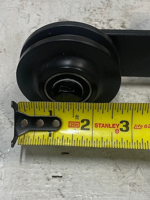 Single Track Bypass Door Kit Sliding Barn Door PULLEYBAR ONLY (See Measurements)