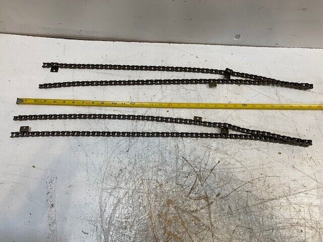 Two 5ft Peer Roller Chains *10ft Total* (See Pics for Measurements)