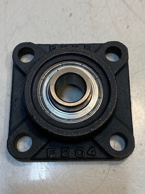 PEER 4-Bolt Flange F204 Insert Bearing FH204-12 | 19mm Bore 3-1/4" W