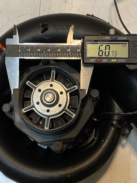 Furnace Inducer Blower with Motor 826384 | 61mm Bore 57mm Pipe