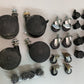 24 Rubber and Plastic Swivel Casters (24 Pack)