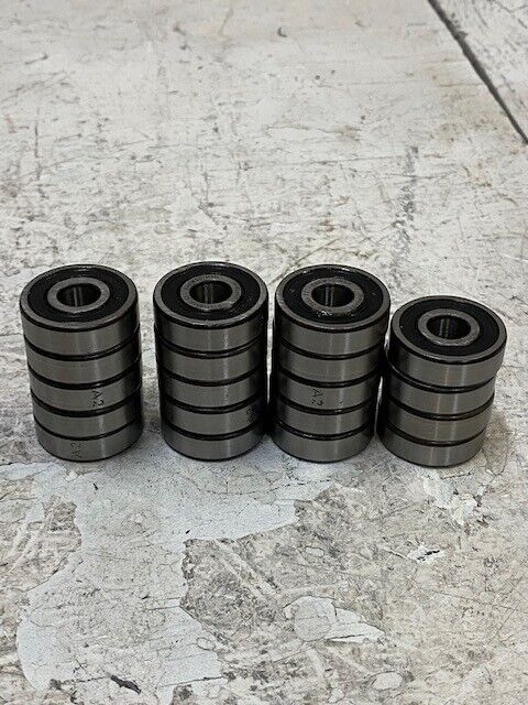 19 Qty of 6200RSR 6200 2RSR C3 Hungary Daewoo MGM 9x10x30mm Bearings (19 Qty)