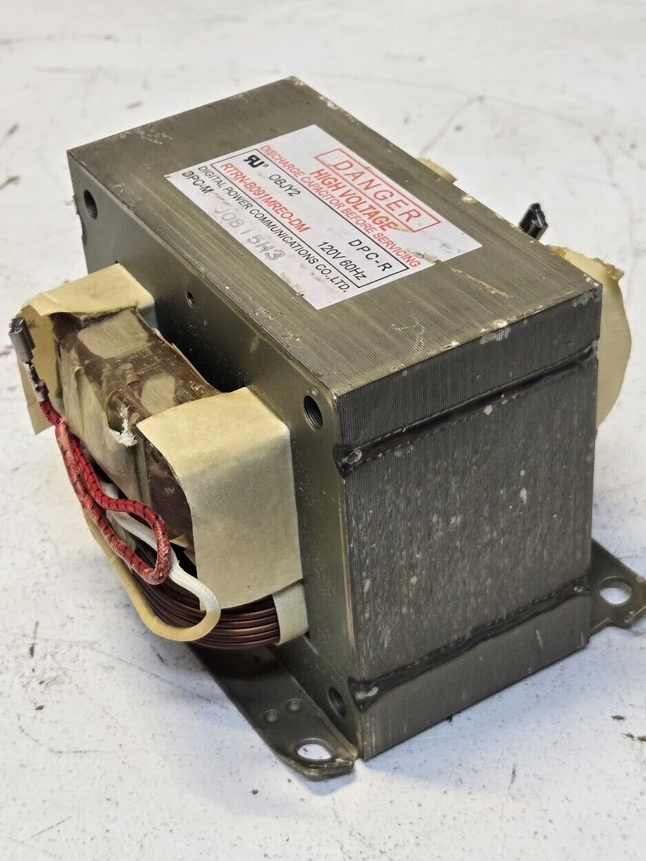 Transformer RTRN-B091MREO-DM 120V for Sharp Microwave