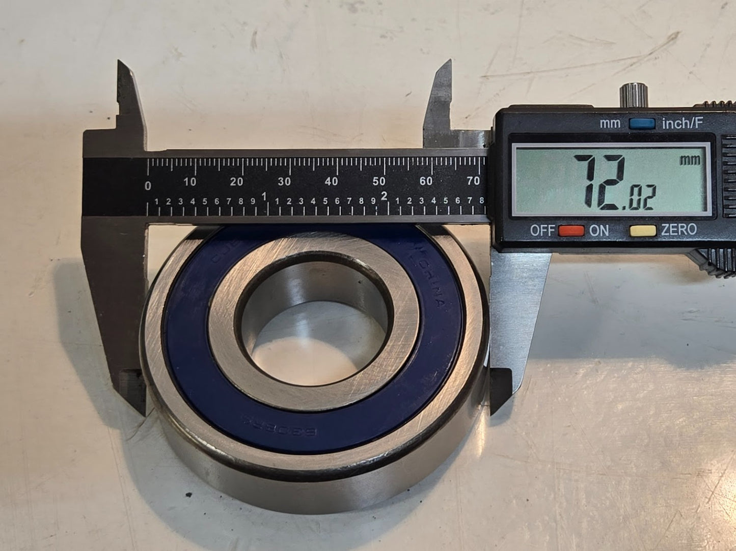 4 Quantity of CJB Blue Shielded Ball Bearings 6306RS | 72 mm OD (4 Quantity)