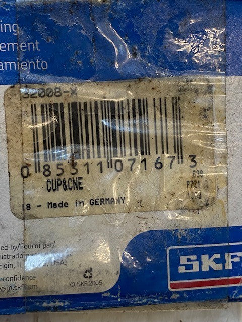 2 Qty of SKF Bearings 45449 Single Row Tapered Roller Bearings 21258C (2 Qty)
