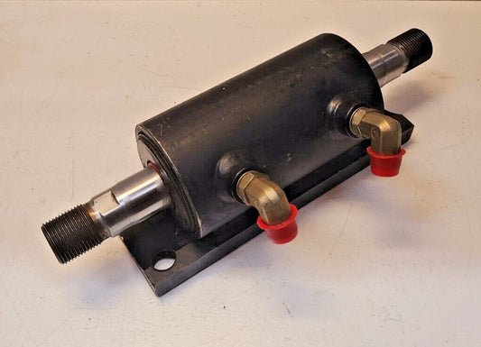 Clark Steering Cylinder with Support Base 9.5" x 3.5" | 13" Long