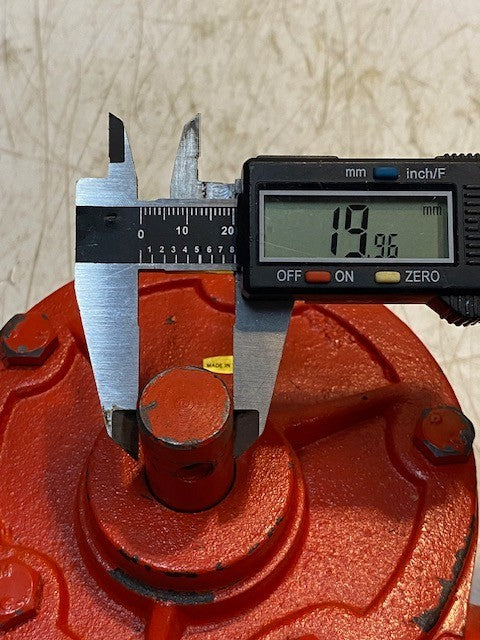 Wesco Industrial Hand-Operated Red Rotary Drum Transfer Pump Section Piece