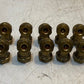 10 Qty of 90-Degree Brass Closed Ball Foot Air Chucks 11mm ID 34mm L (10 Qty)