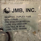 18 Quantity of JMB Inc Bearings ME-1102DL | 0190-77126 Rev P1 | 58142 (18 Qty)