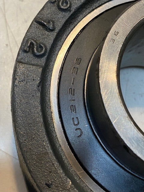 PEER 2-Bolt Flange Bearing FT212 UC212-36 | 57mm Bore 9-3/4" L 5-1/2" W