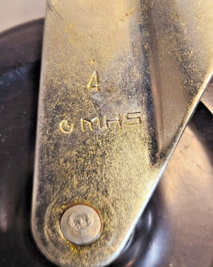 4 Quantity of 4" Black Swivel Casters (4 Qty)