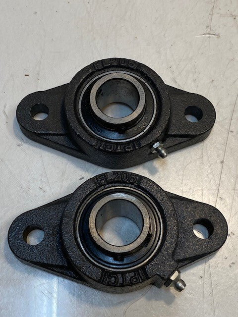 2 Quantity of IPTCI 2-Bolt Flange Bearings 1" FL205 | UC205-16G (2 Quantity)