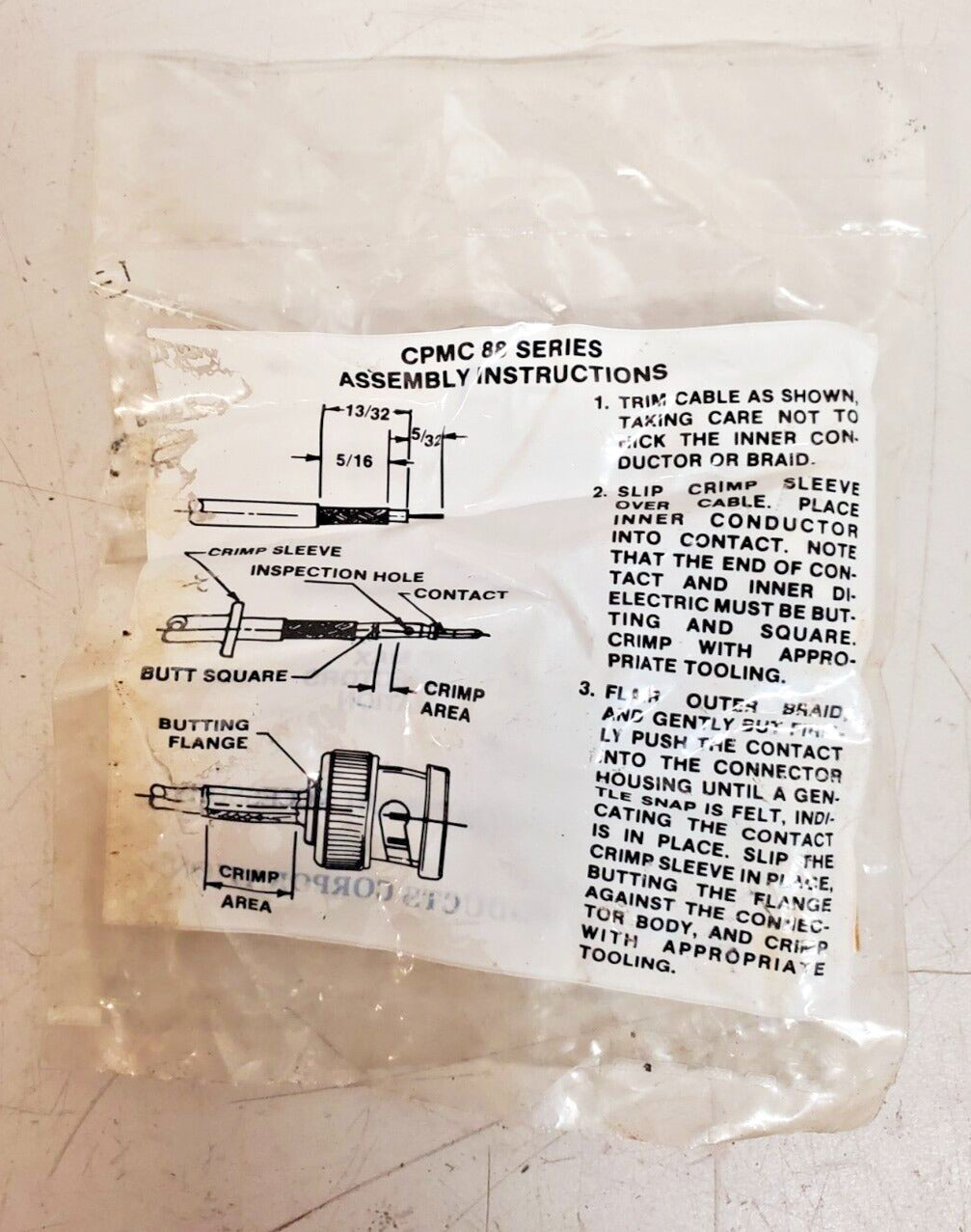 13 Qty. of Cambridge TNC Plug Connectors CPMCTNC1 | CPMCTNC-1 | 01333 (13 Qty)