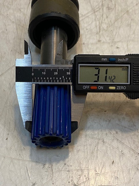 Stub Shaft NA7 | NF3 | 6-1/2" Long 16-Teeth 31mm 47mm End