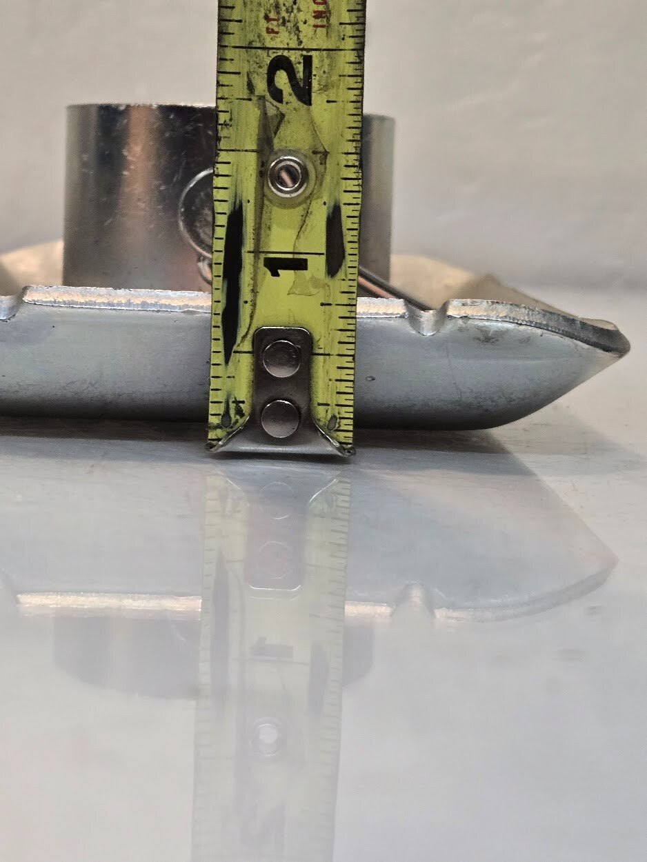 4 Quantity of Trailer Jack Feet 6-1/4"x4-1/4" for 2" Tube for Curt 28272 (4 Qty)