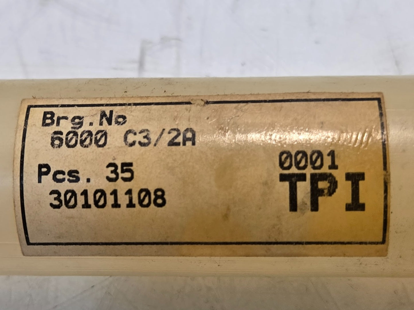 34 Quantity of TPI Bearings 6000 | 26 mm OD x 10 mm Bore x 8 mm Wide (34 Qty)