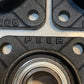 3 Quantity of PEER 4-Bolt Flange FS205 Insert Bearings FH205-16 (3 Quantity)