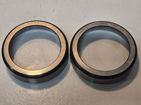 2 Quantity of Timken HM804810 Tapered Roller Bearing Outer Races 755 08 (2 Qty)