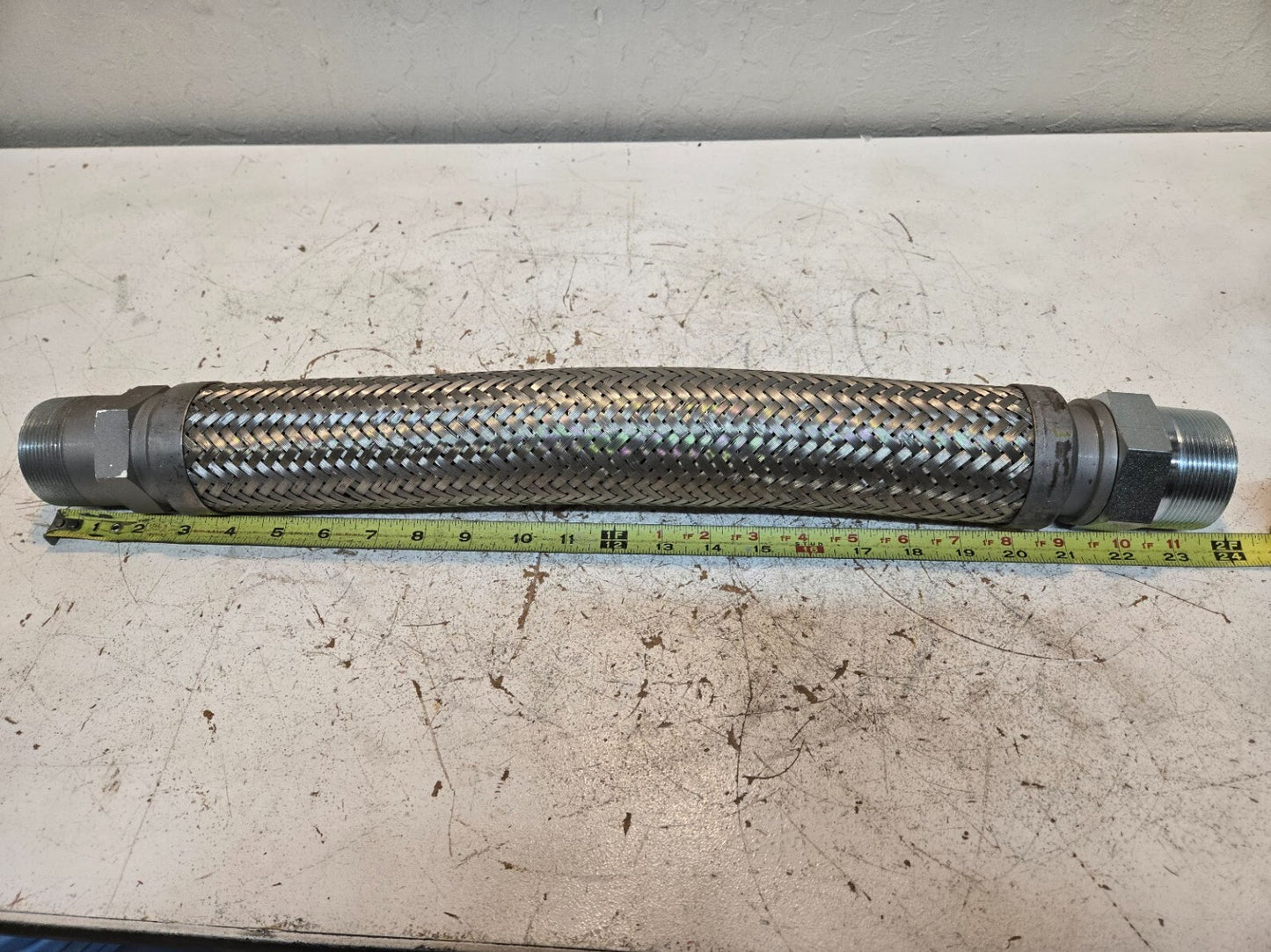 Hose Master FSMS2.0 Braided Steel Tubing 2"x23.5" | 16" Braided Steel Section