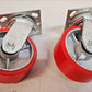 2 Quantity of Pemco 5" Polyurethane Wheels E-5 (2 Qty)