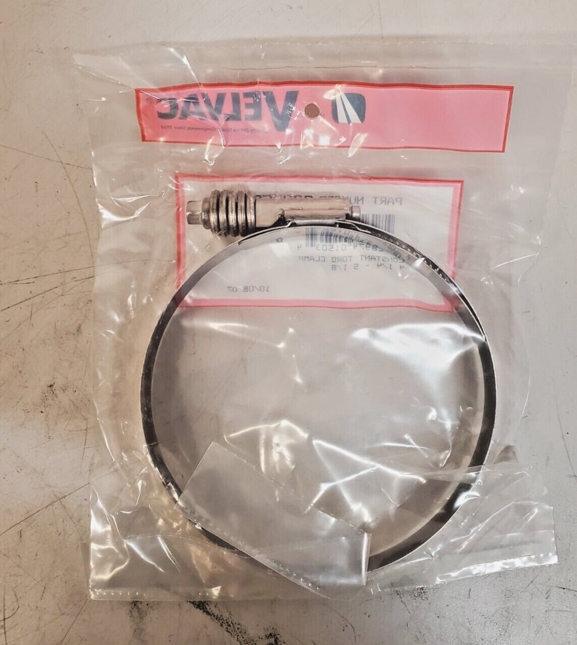 4 Qty. of Velvac Constant Torque Hose Clamps 4-1/4″ – 5-1/8″ | 022450 (4 Qty)