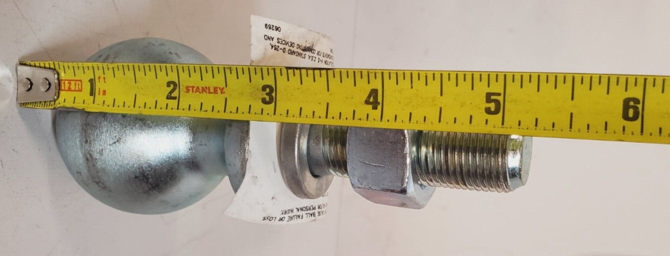 5 Qty. of Hitch Balls 2" x 3/4 x 2-3/8 Zinc 5071 | 3500 Lb (5 Qty)