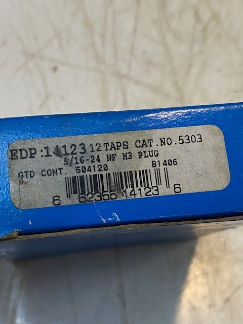 Pack of 12 of Greenfield 14123 Cat. No. 5303 | 5/16-24 NF H3 Taper Plugs