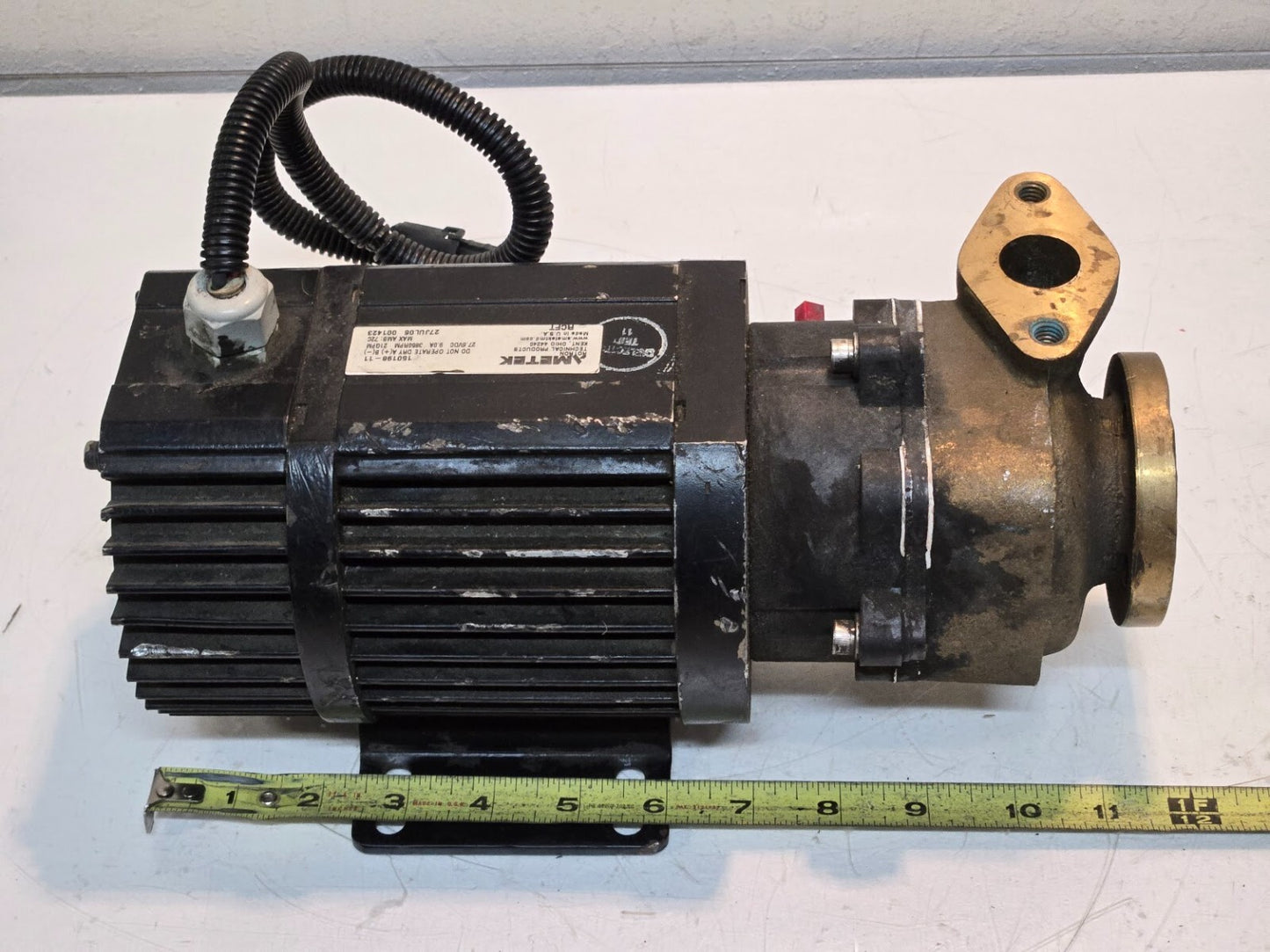Ametek Rotron Seal-less Pump 150198-11 | 27.6 VDC | 9.0 A | 3850 RPM | 21 GPM