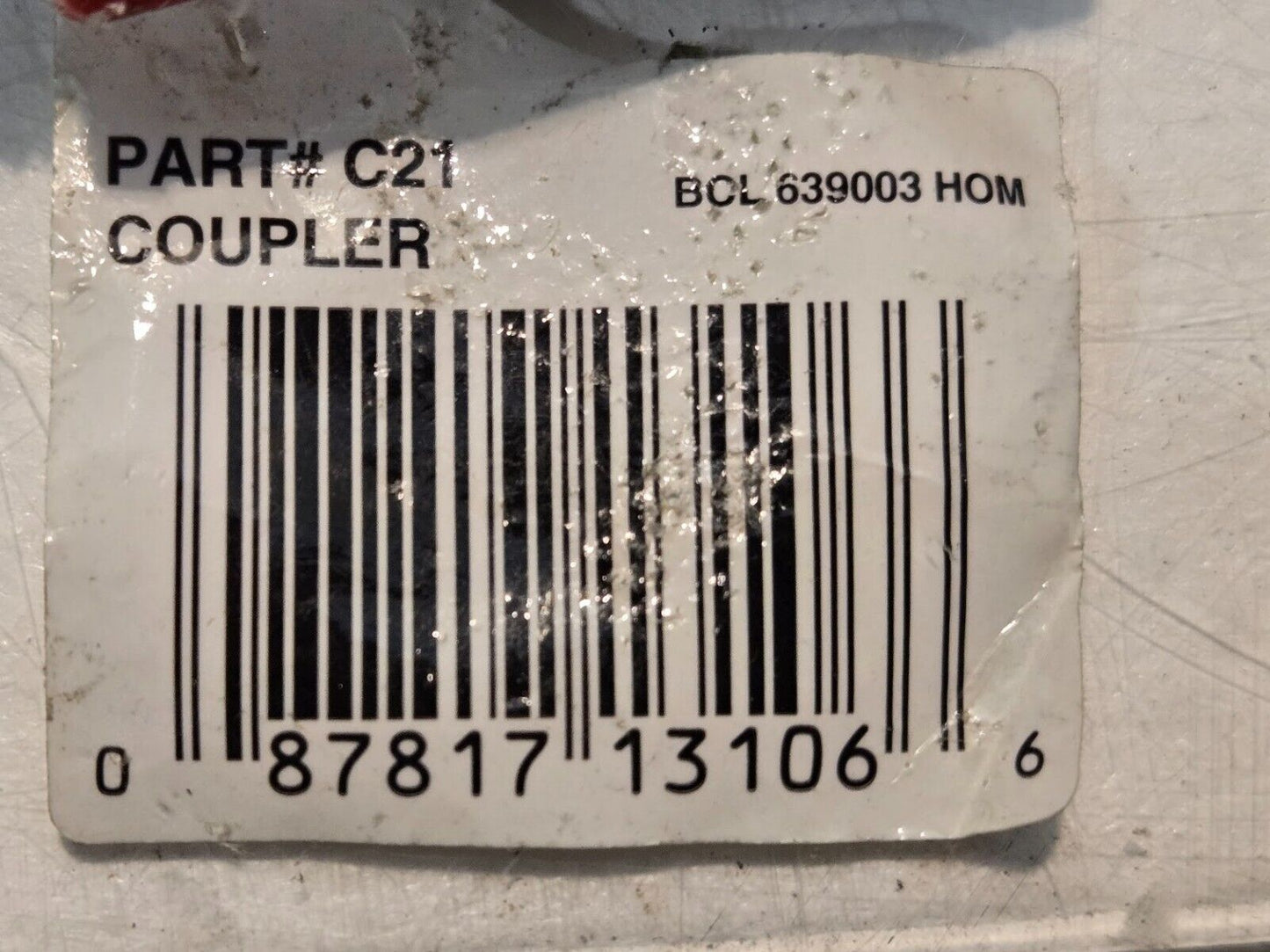 49 Quantity of C21 1/4" Couplers | BCL 639003 HOM | 087817131066 (49 Quantity)