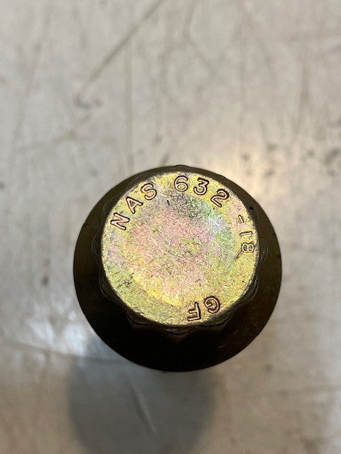 4 Qty of Military 12-Point Slotted Flat Head Machine Screws NAS 632-18 (4 Qty)