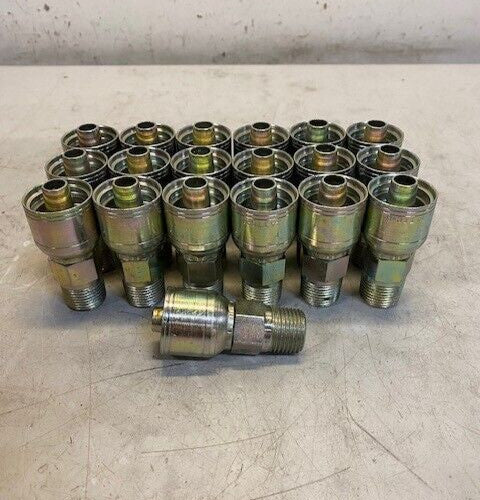 19 Quantity of Eaton Aeroquip Hydraulic Straight Fittings ATTC-8 (19 Quantity)