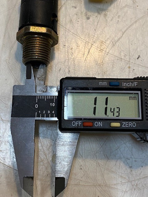 8 Quantity of Oil Drain Valves with Caps 2-5/8" Long 16mm Thread 23mm OD (8 Qty)