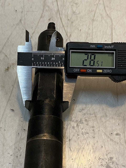 Fuel Injector 13" Long 18mm Thread 30mm OD 9mm Nose