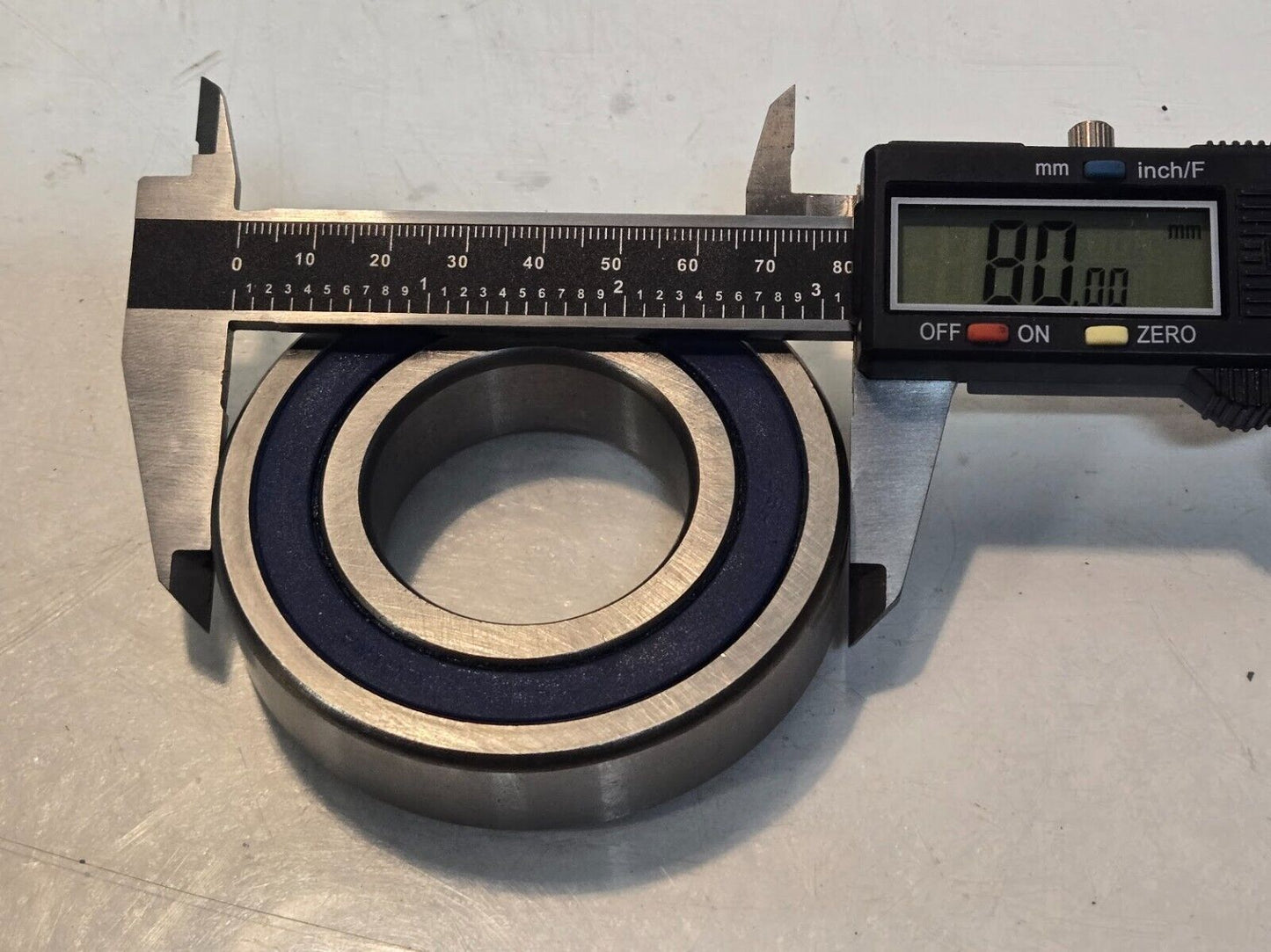 CSC 6208RS Deep Groove Ball Bearing 80mm Outer Dia. 40mm Inner Dia. 18mm Thick