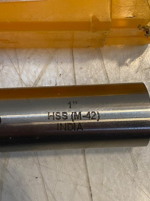 HSS M-42 1" Heavy Duty Roughing End Mill Hogging Cutter