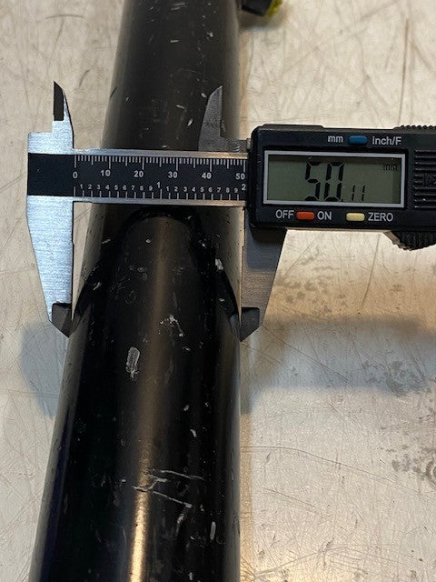 Hydraulic Cylinder 20" Long 17mm Bore 50mm Shaft OD 22mm Thread