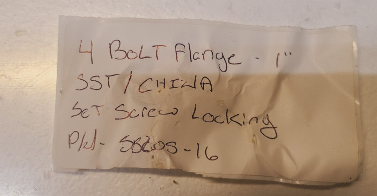 2 Quantity of SST 4-Bolt Flange Bearings FN205 | SB205-16 (2 Qty)