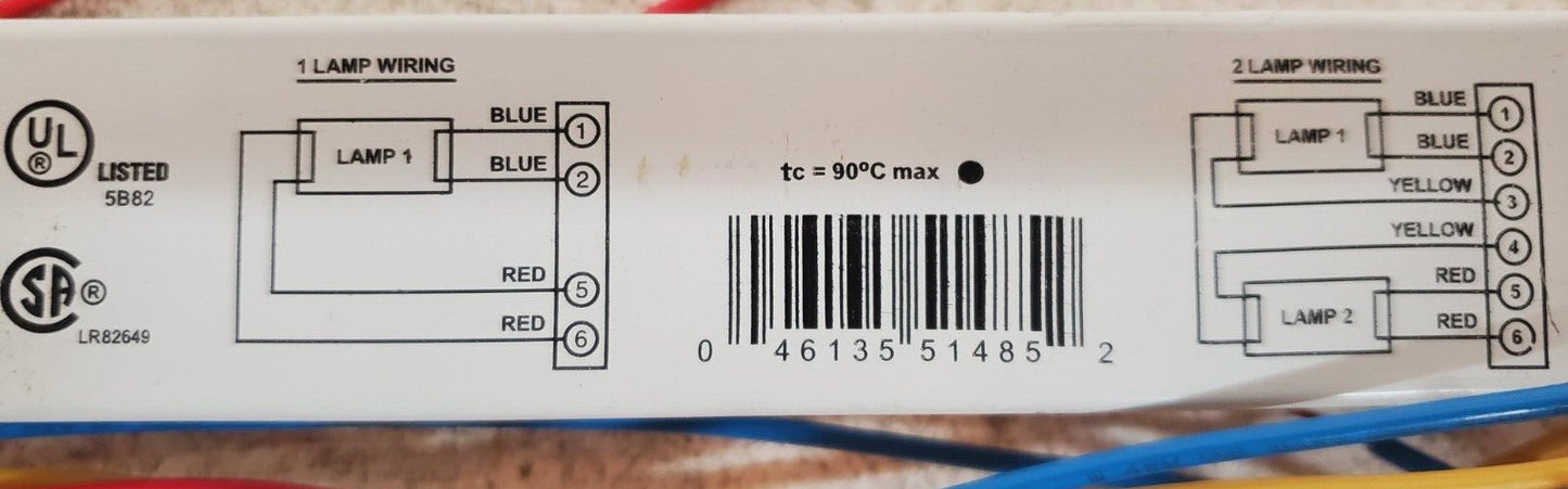 Sylvania Fluorescent Ballast QHE 2x54T5HO/347-480 PSN HT