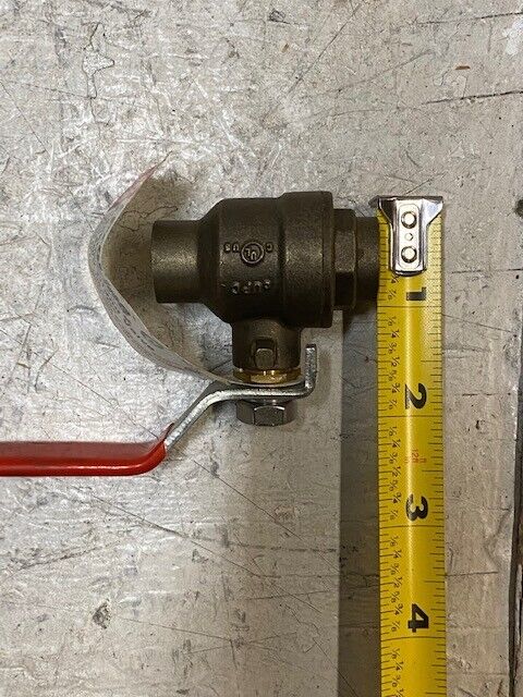 10 Qty of ProLine 1/2" Brass Packing Gland Ball Valve 107-843NL (10 Qty)