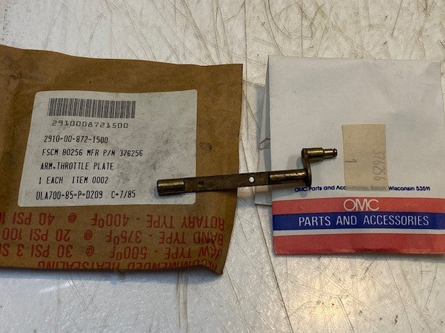 OMC Parts and Accessories Throttle Plate Arm 2910-00-872-1500 | 376256