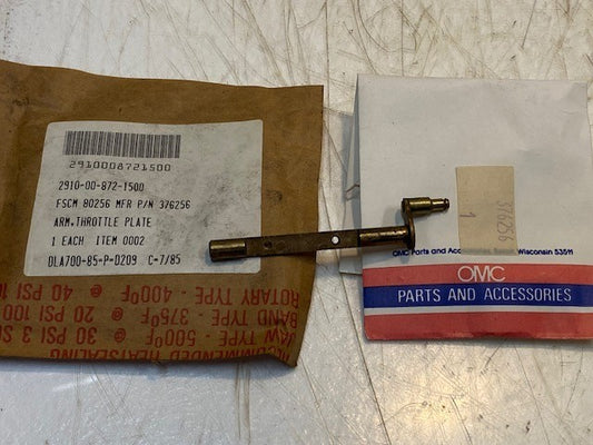 OMC Parts and Accessories Throttle Plate Arm 2910-00-872-1500 | 376256