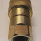2 Quantity of Brass Hydraulic Quick Connect Hose Couplings 3/4" (2 Qty)