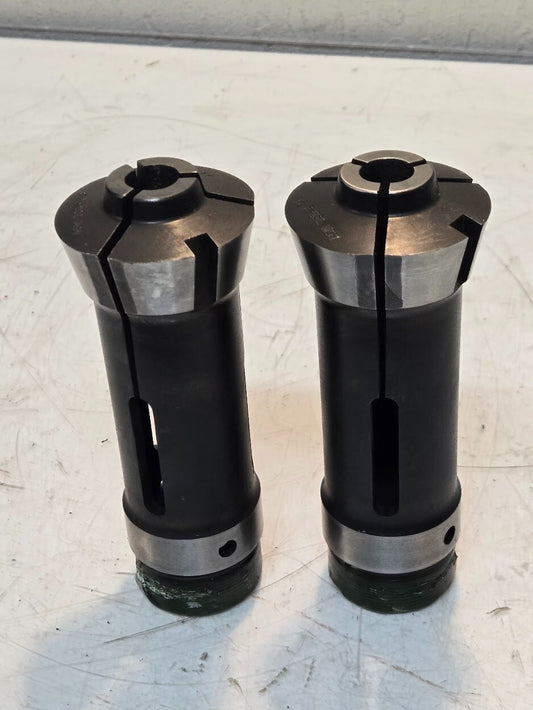 2 Quantity of ASM 700-2 2A Collets | 2 in Threaded End | 9/16 in Opening (2 Qty)