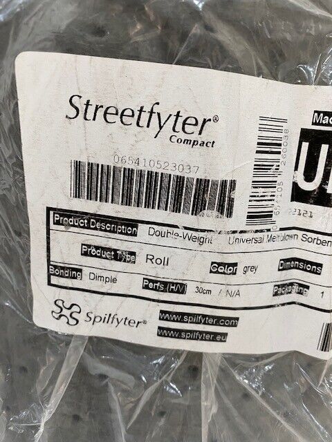 Streetfyter Sorbent Roll UEG-90 Polypropylene Gray 32in x 125ft