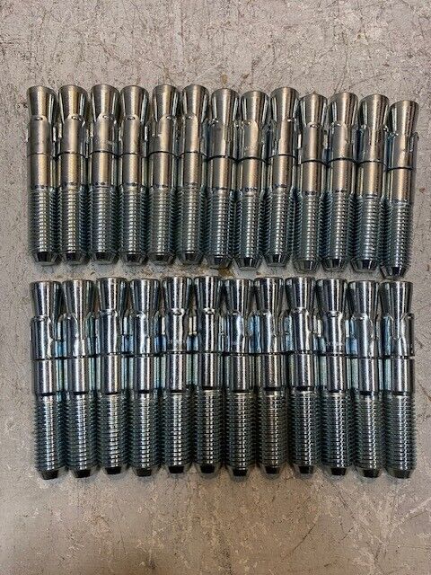 25 Quantity of Powers J+1 6" Steel Expansion Wedge Anchors 25mm OD (25 Quantity)