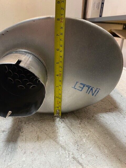 26" x 11" x 8" Muffler with Outlet/Inlet 3-1/2"