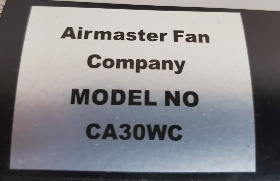 Airmaster Fan Company Commercial Motor CA30WC 78018 | CA24WC-A