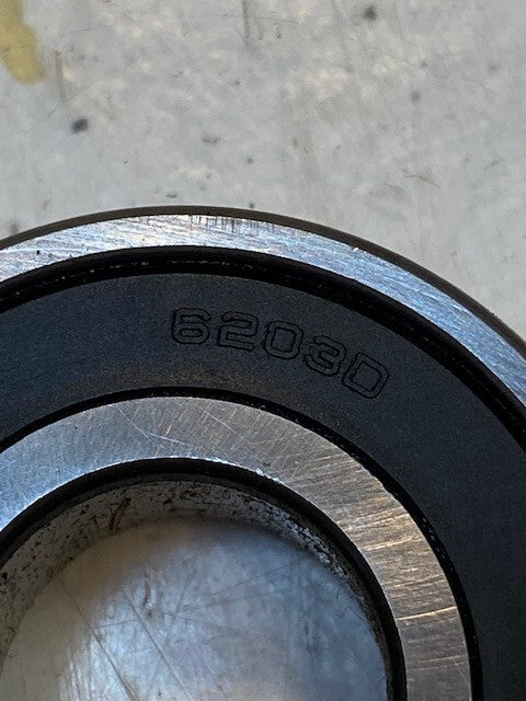 10 Quantity of KBC 6203D Bearings 40mm OD 17mm Bore 12mm Thick (10 Quantity)